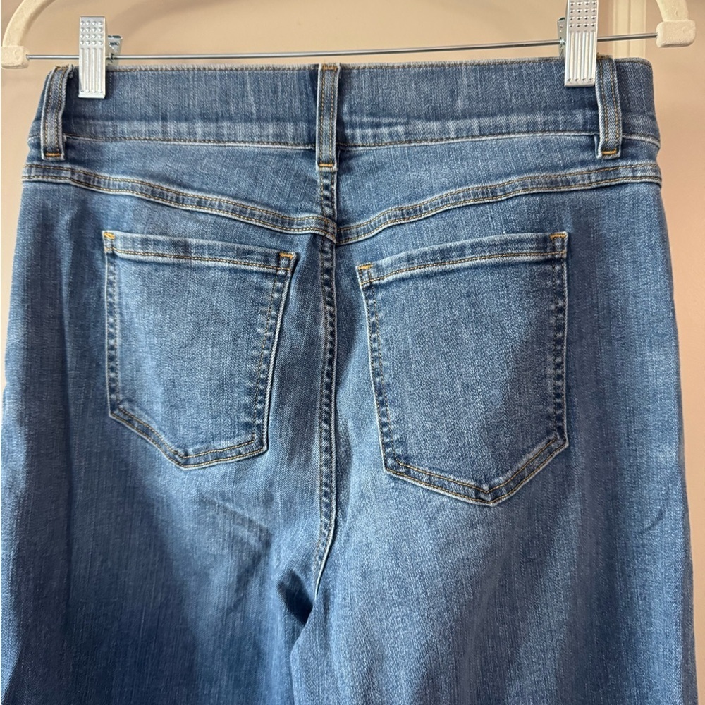 Spanx l Seamed Front Wide Leg Jean l M - Picture 8 of 12